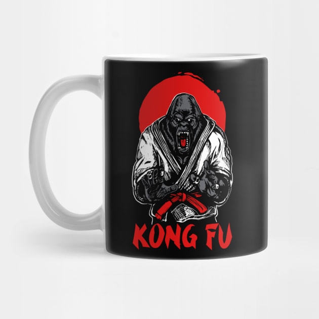 Kong Fu by Planet of Tees